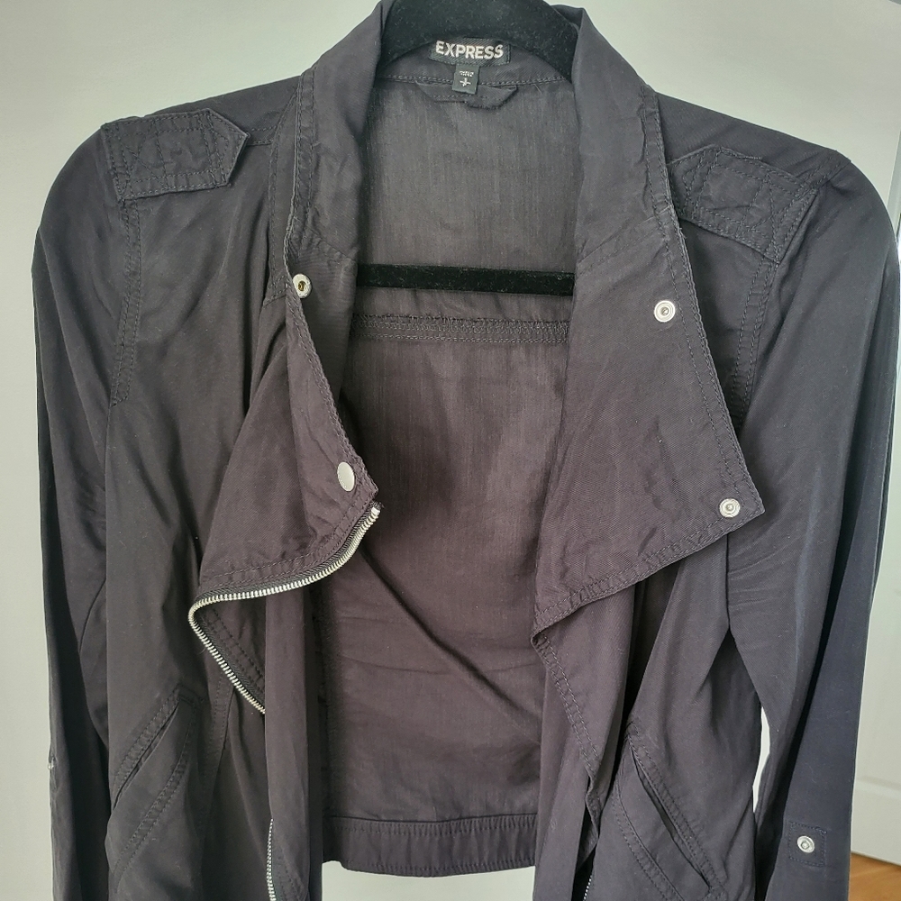 Express Drapey Moto Jacket